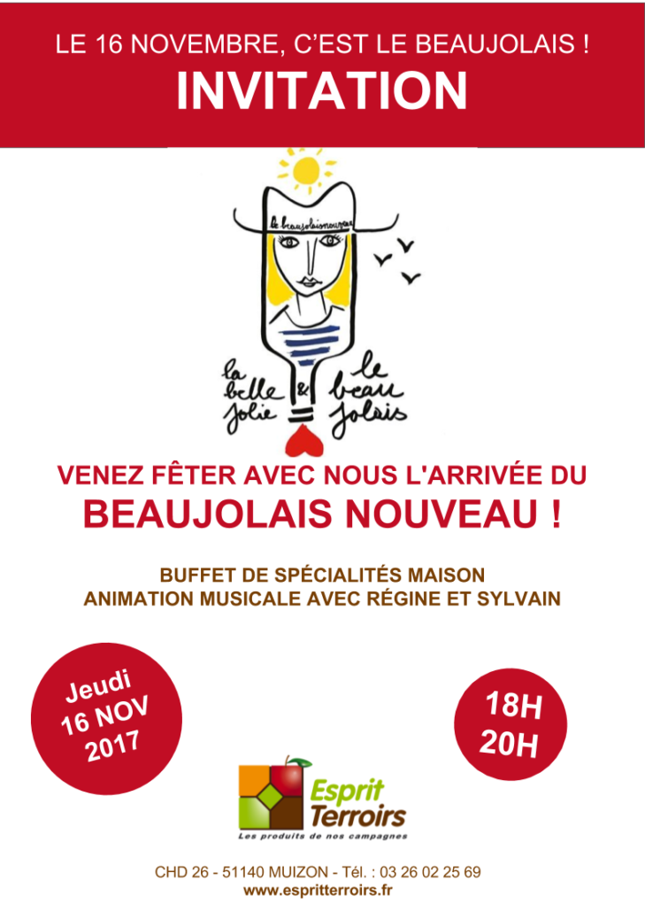 Invitation Beaujolais 2017