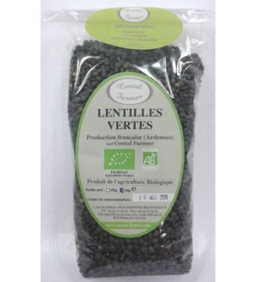 Lentilles Vertes Bio Contal