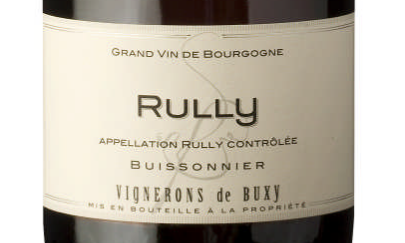 Étiquette Rully rouge Buisonnier