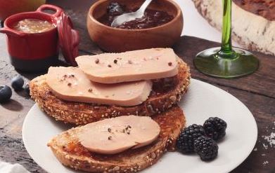 Foie gras sur pain
