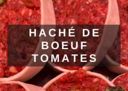 Haché de Bœuf Tomates Basilic
